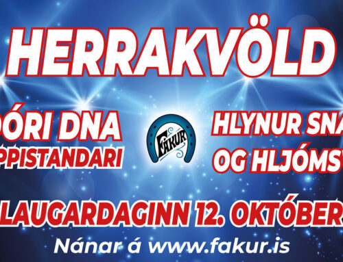 Herrakvöld Fáks – 12. október