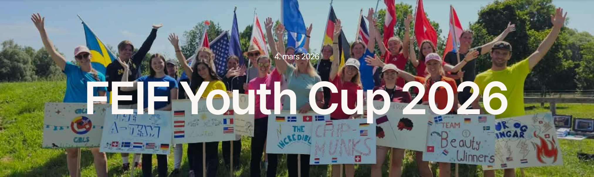 skráning hafin á Feif Youth Cup